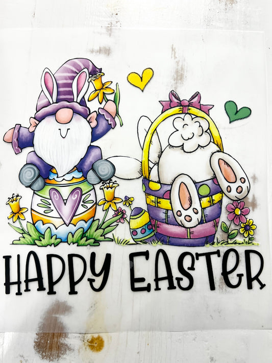 Happy Easter Gnome and Bunny
